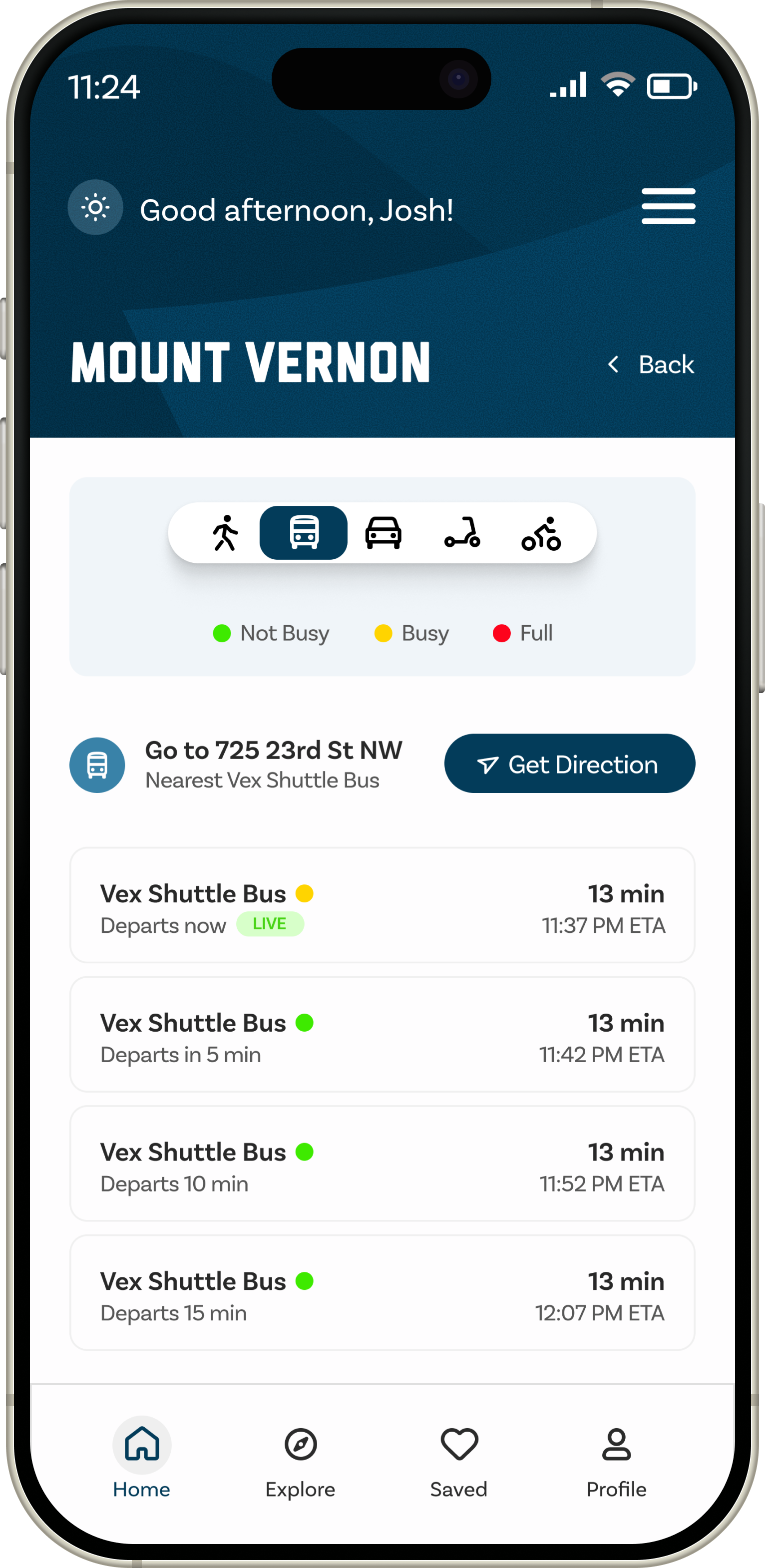 Real-Time Shuttle Tracking