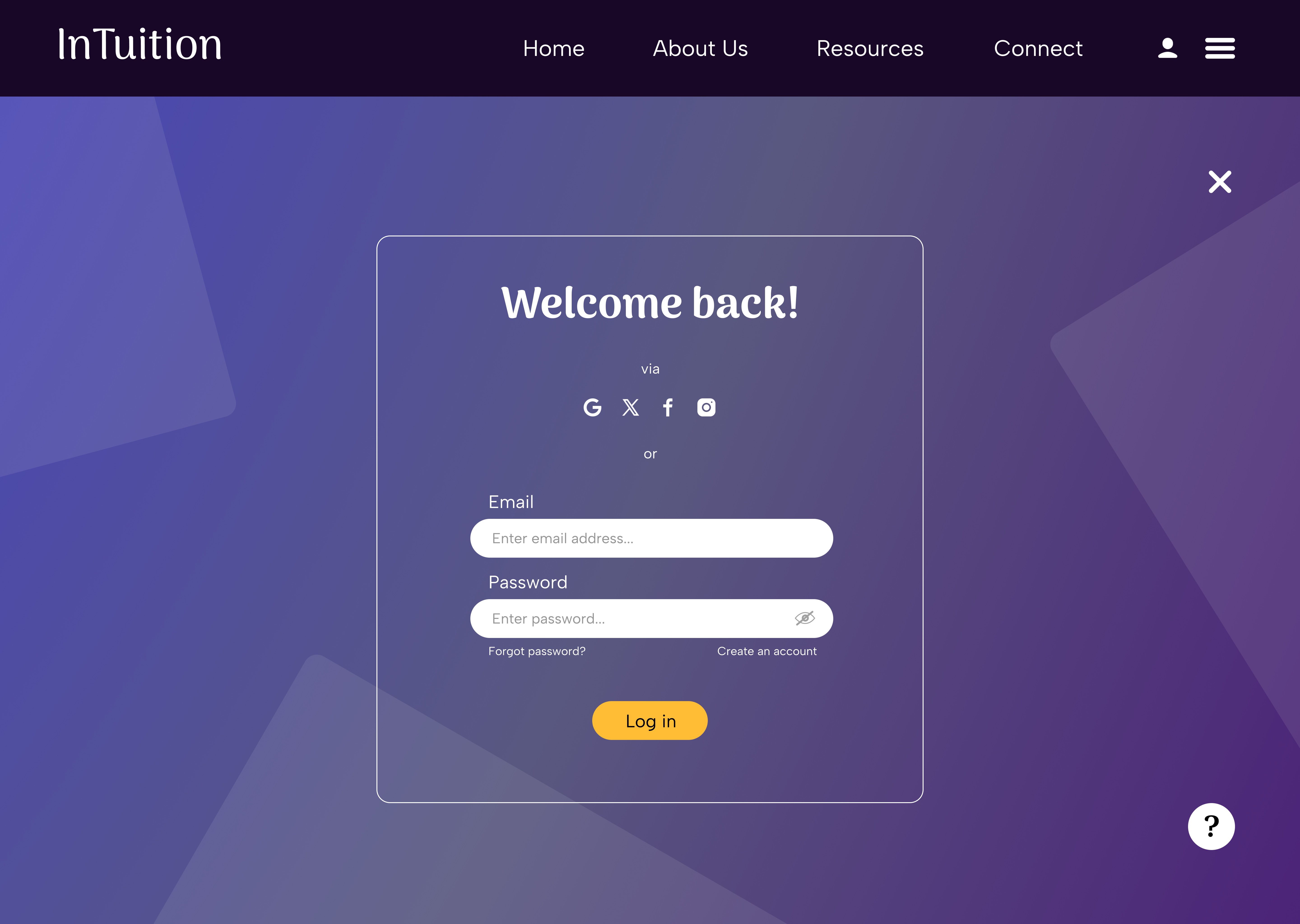 Prototype, Log in